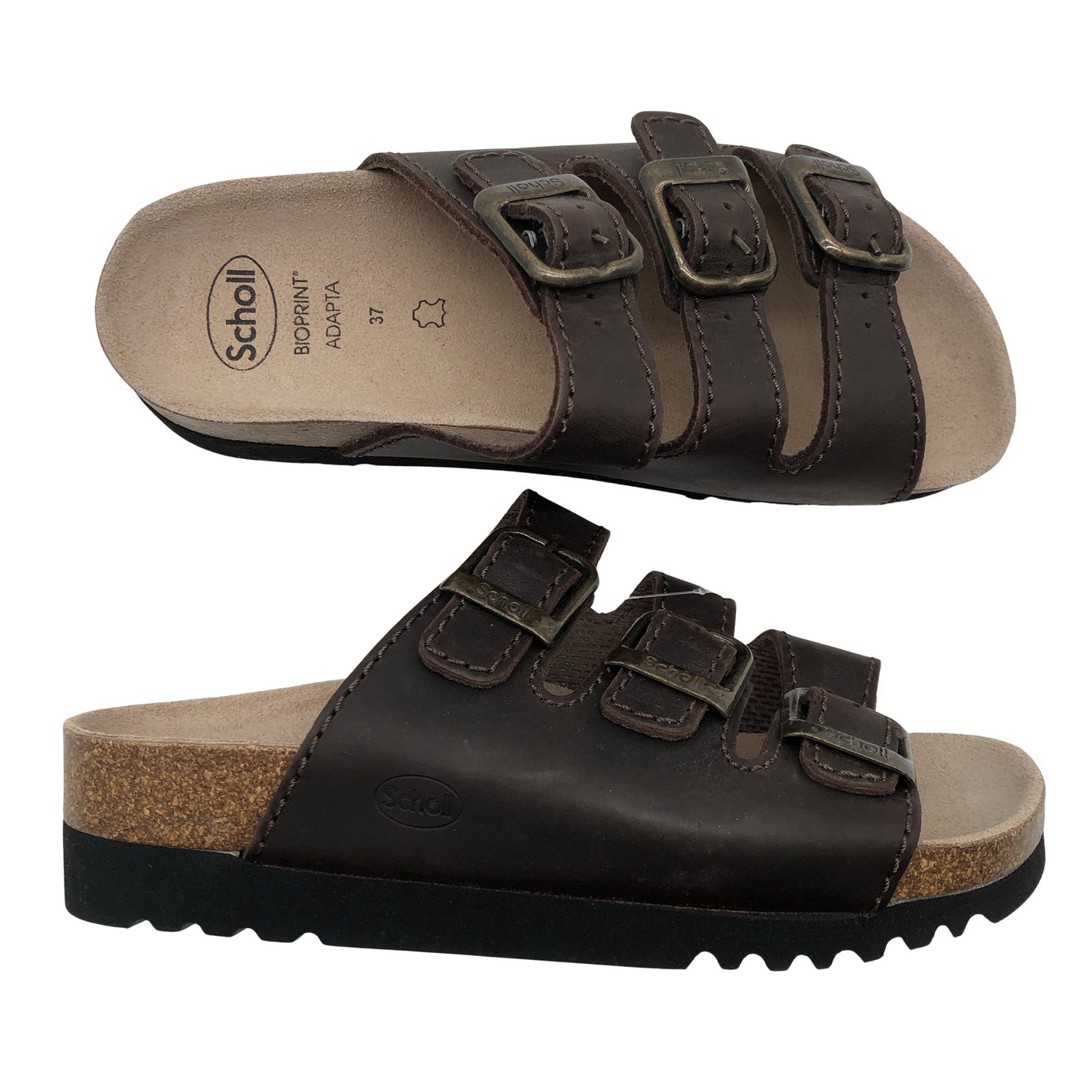 Unisex Scholl - Sandals, size 37 - Brown (1)