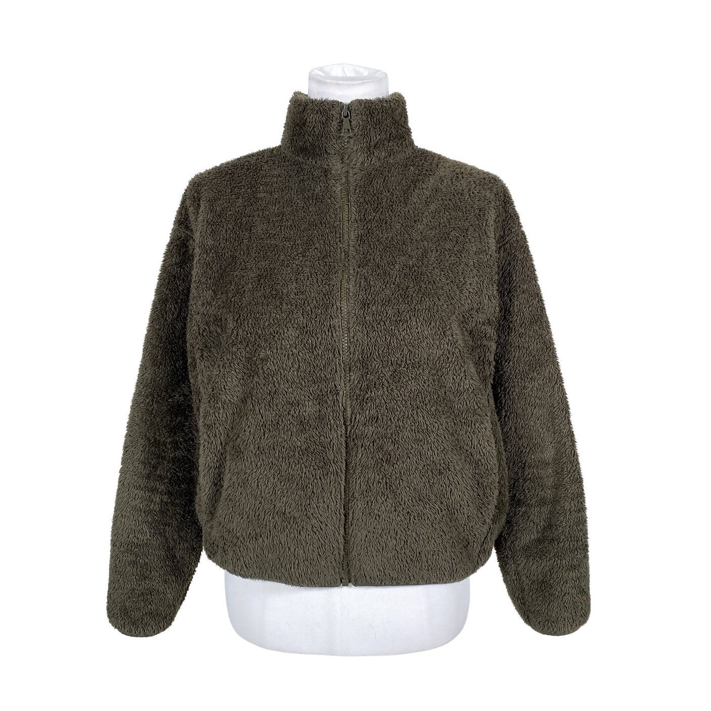 Unisex Uniqlo - Fleece jacket, size 36 - Green (1)