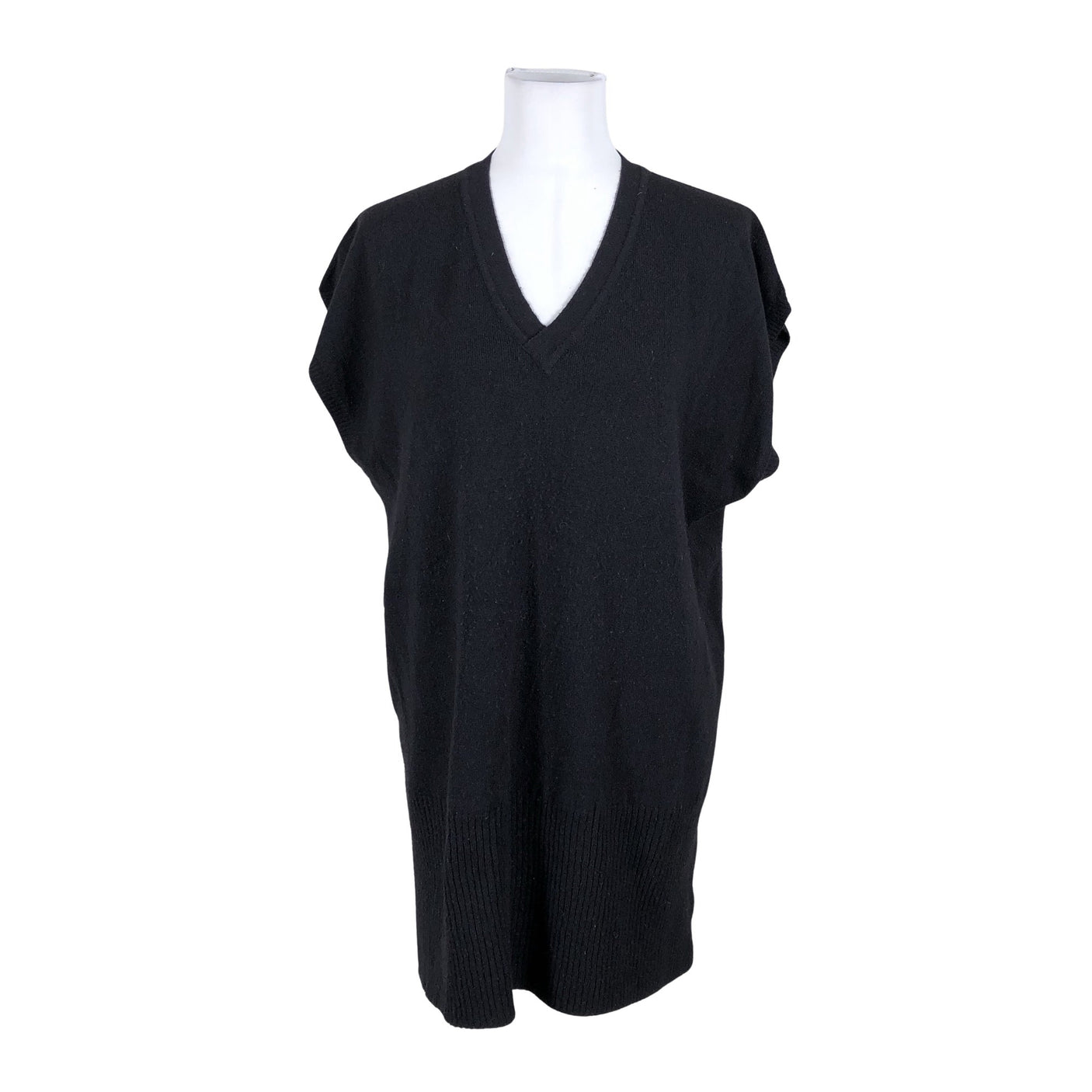 Unisex Niinmun design - Knit tunic, size 38 - Black (1)