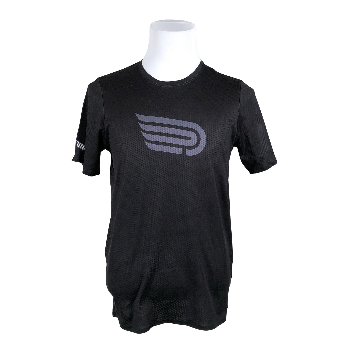 Unisex Pressio - Sports shirt, short sleeve, size M - Black (1)