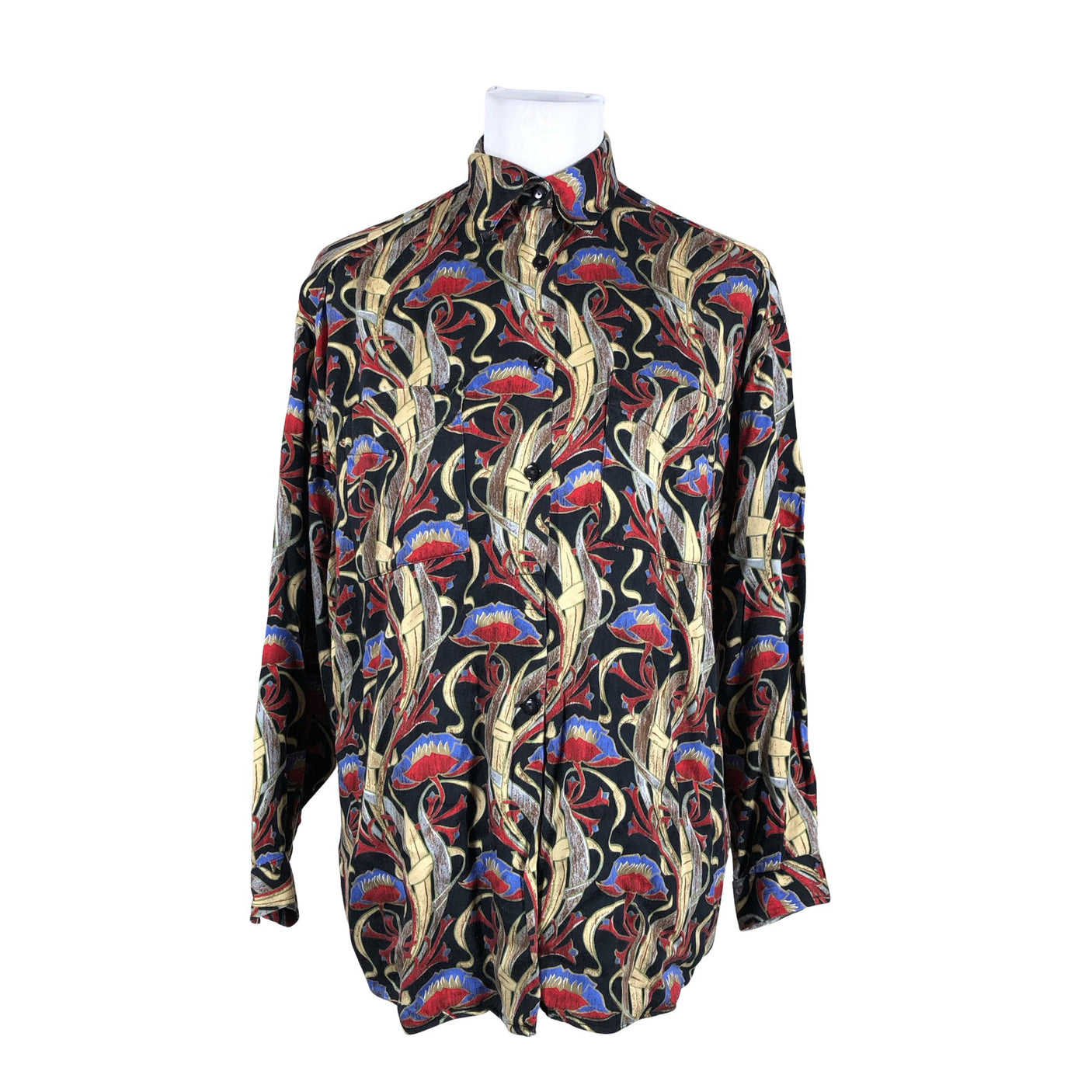 Unisex Benetton - Collared shirt, size 38 - Black (1)