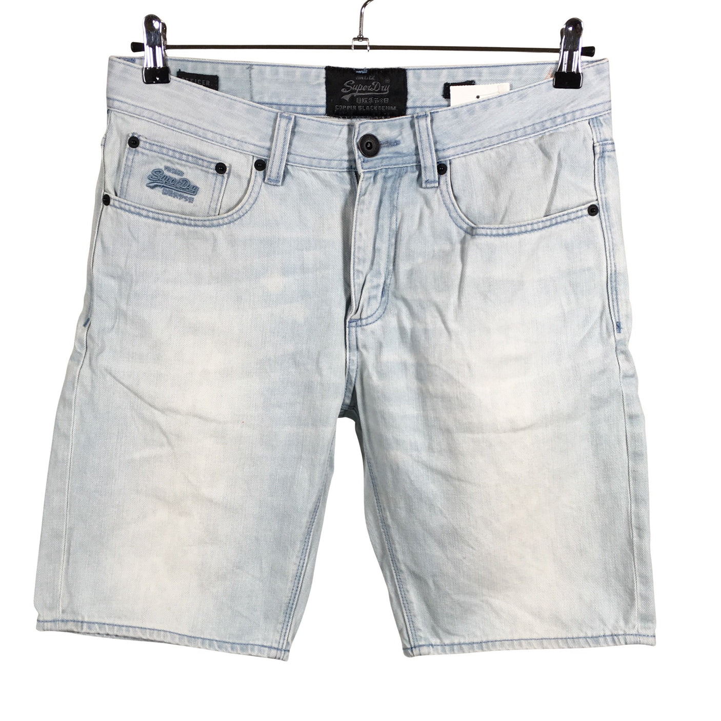 Unisex Superdry - Denim shorts, size W32 - Light blue (1)