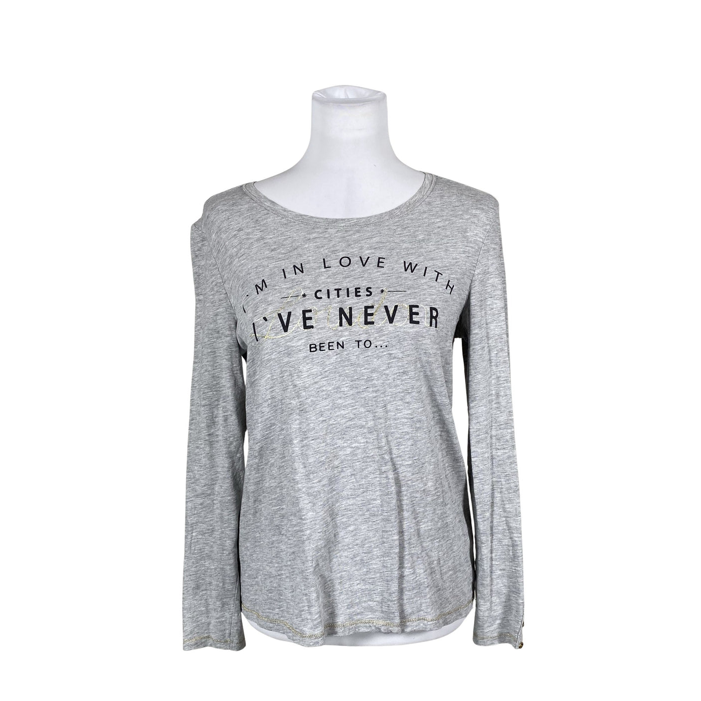Unisex Esprit - Tricot shirt, size 40 - Gray (1)