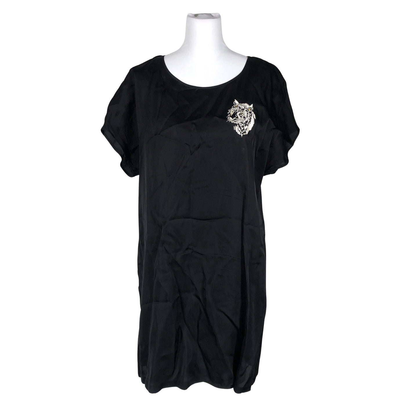 Unisex DKNY - Schiffon dress, size 40 - Black (1)