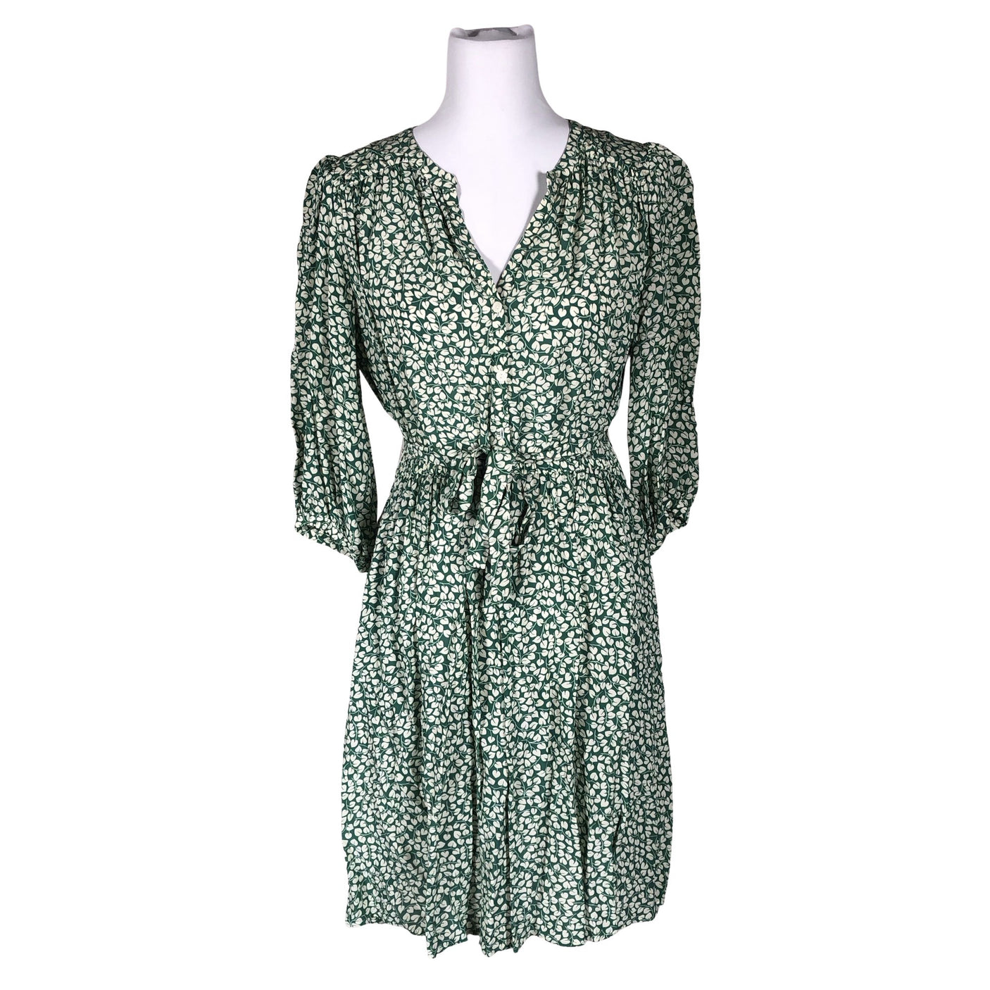 Unisex Gerard Darel - Schiffon dress, size 40 - Green (1)