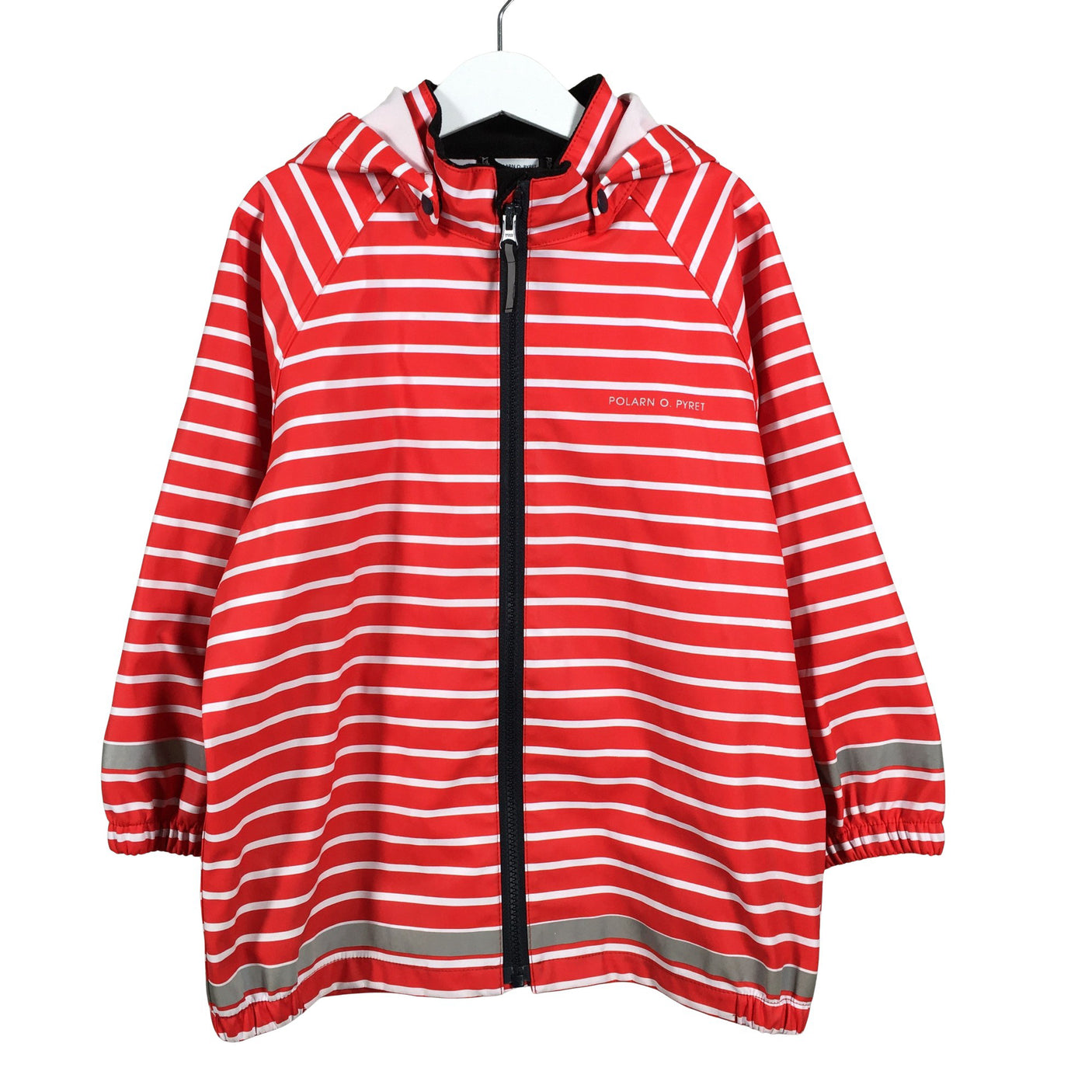 Unisex Polarn O. Pyret - Rain jacket, size 110 - 116 - Red (1)