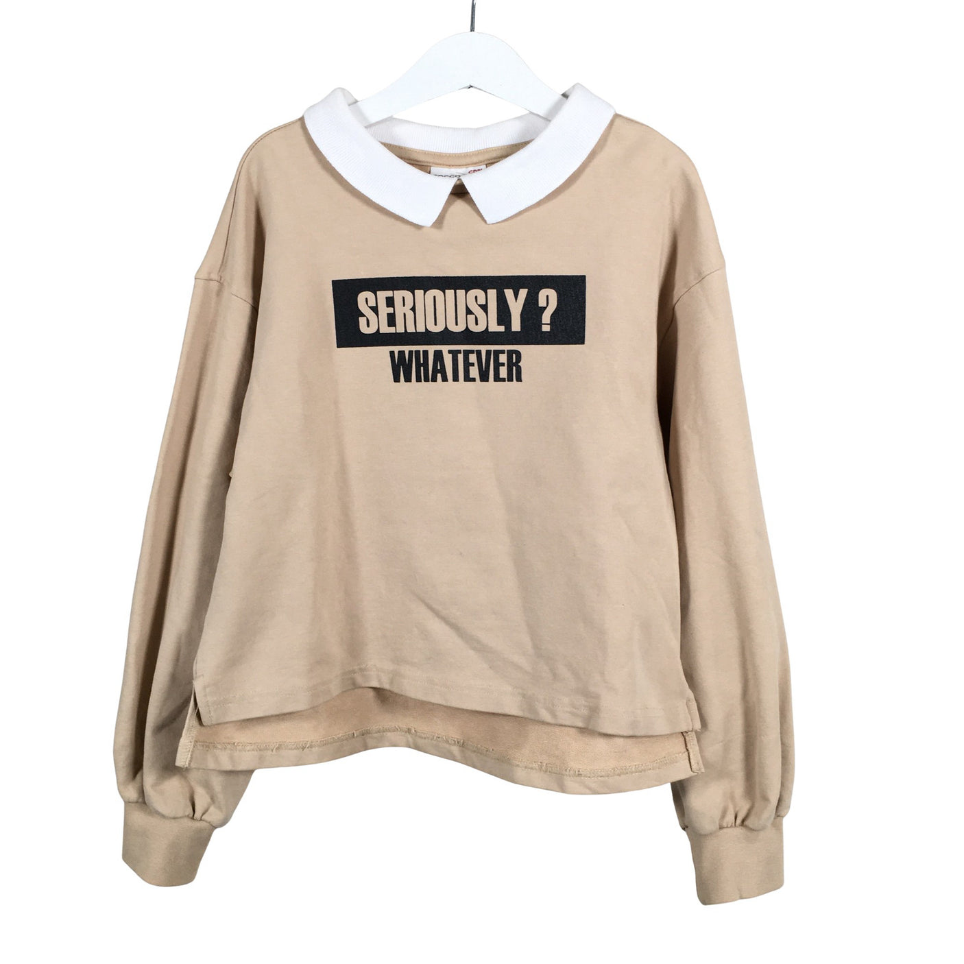 Unisex Coccodrillo - Tricot shirt, size 128 - 134 - Beige (1)
