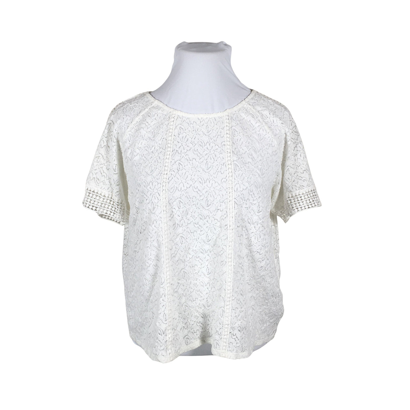 Unisex Marks&Spencer - Short-sleeved blouse, size 48 - White (1)