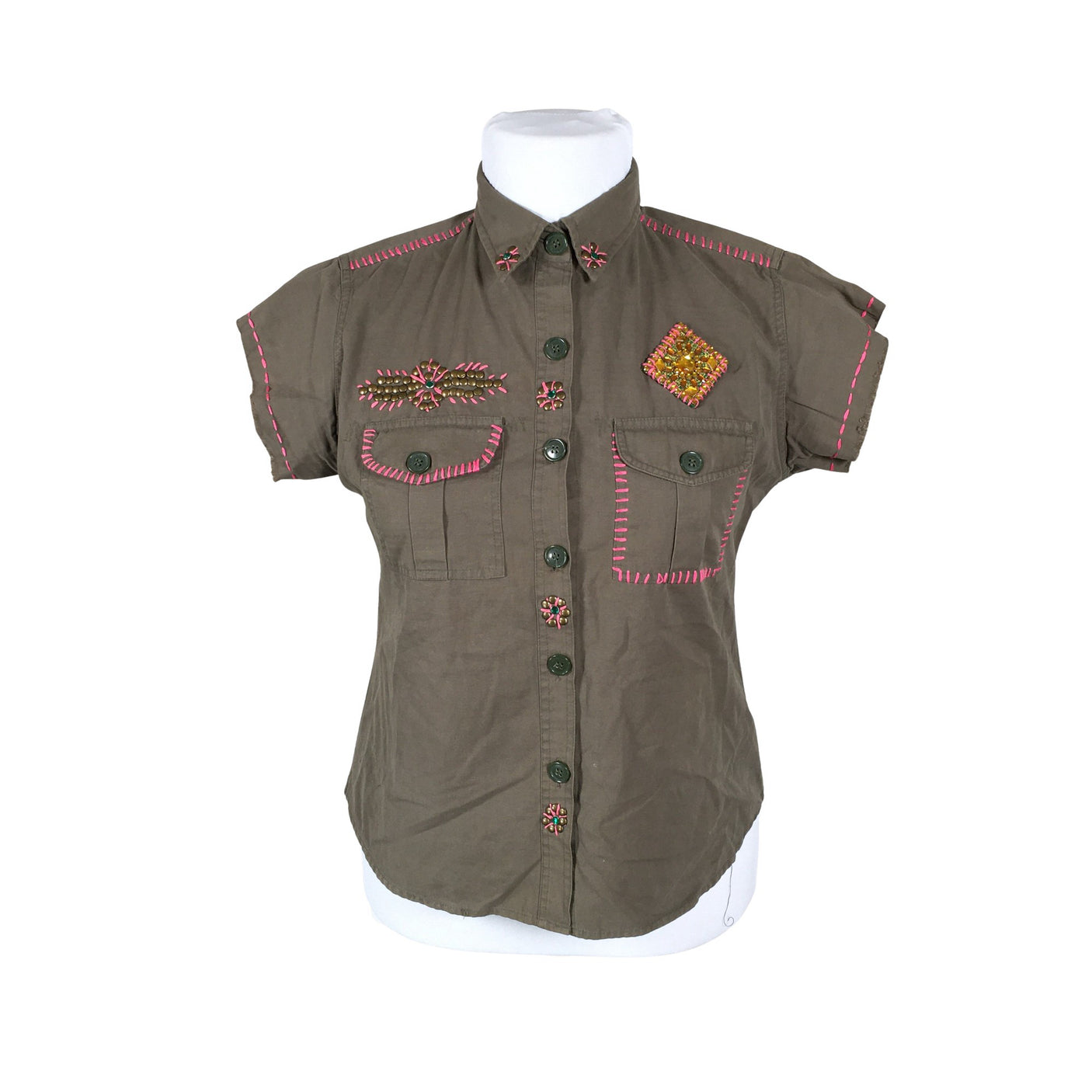 Unisex Zone - T-shirt, size 42 - Green (1)