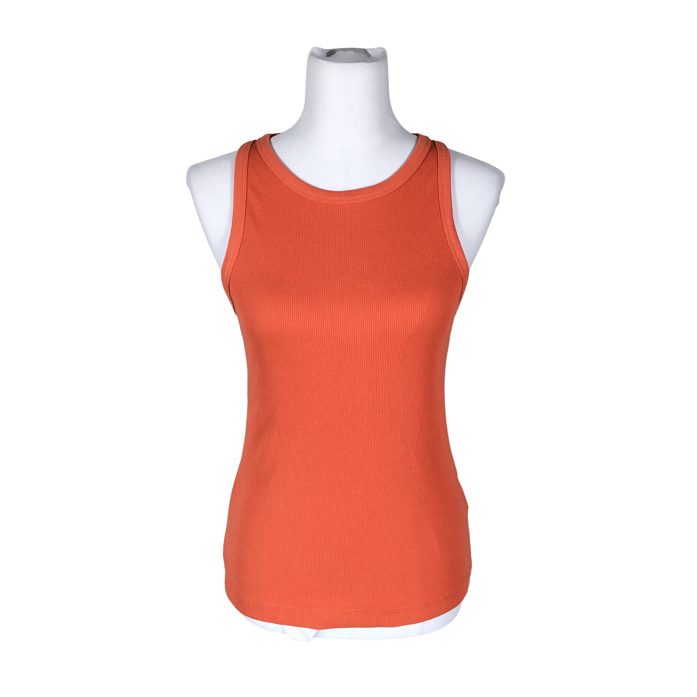 Unisex Knowledge Cotton Apparel - Tricot tank top, size 40 - Orange (1)