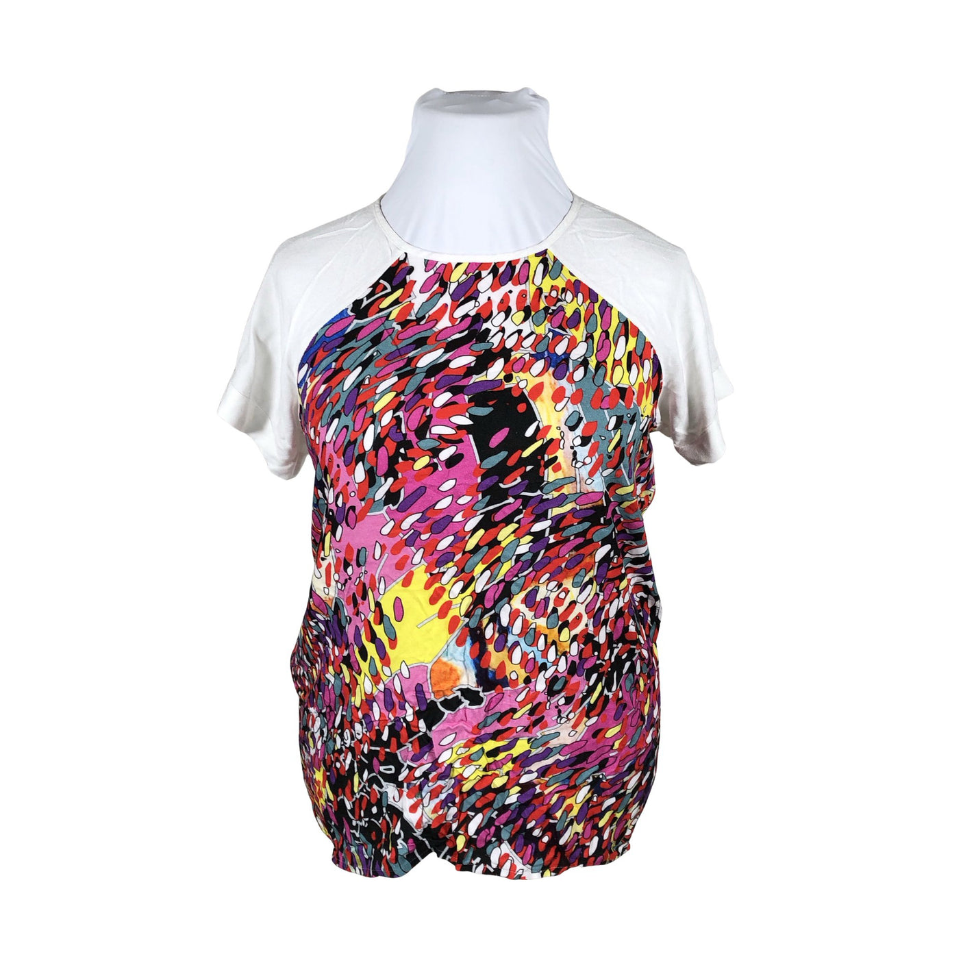 Unisex Karl Korsar - Short-sleeved blouse, size 42 - White (1)