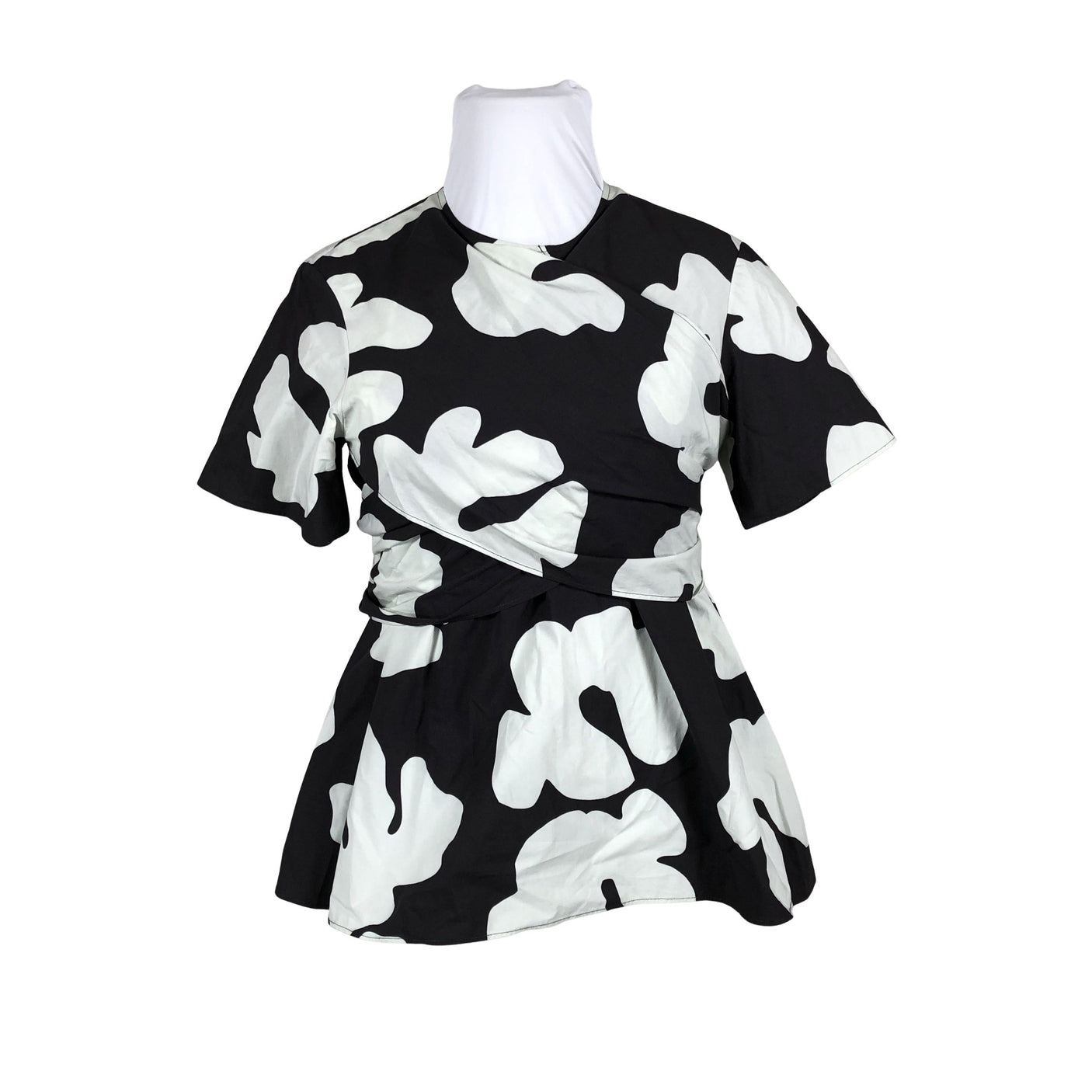 Unisex Marimekko - Short-sleeved blouse, size 46 - Gray (1)