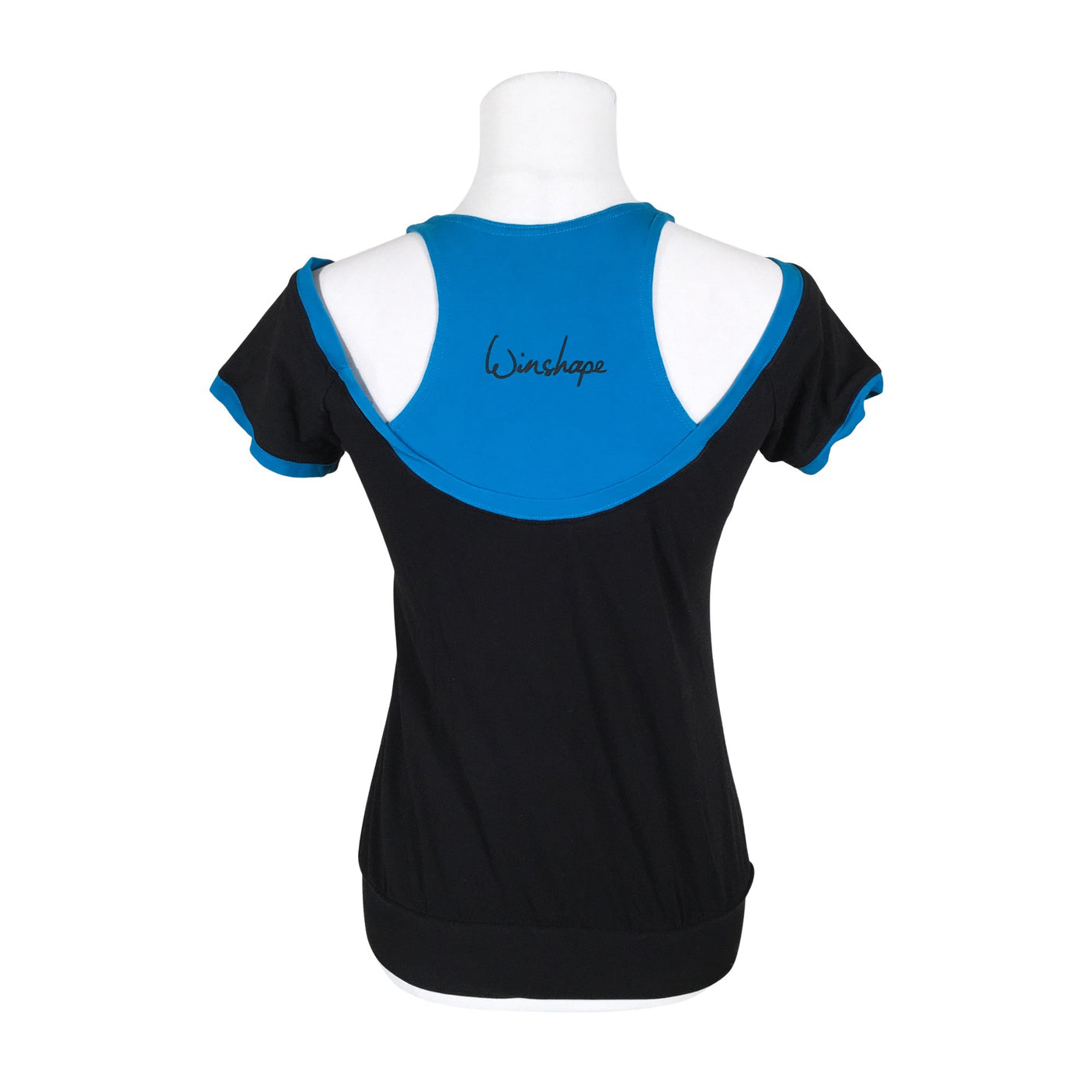 Unisex Winshape - Sports shirt, short sleeve, size 38 - Black (2)