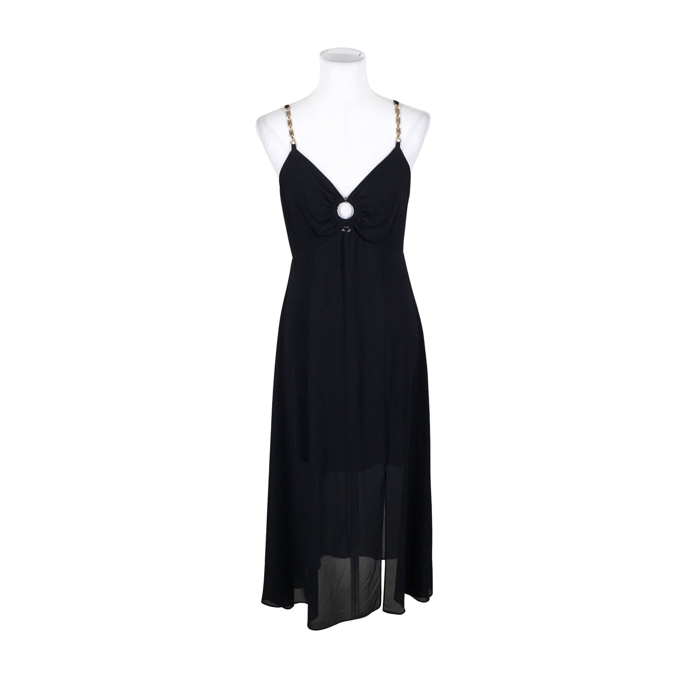 Unisex Morgan - Schiffon dress, size 40 - Blue (1)