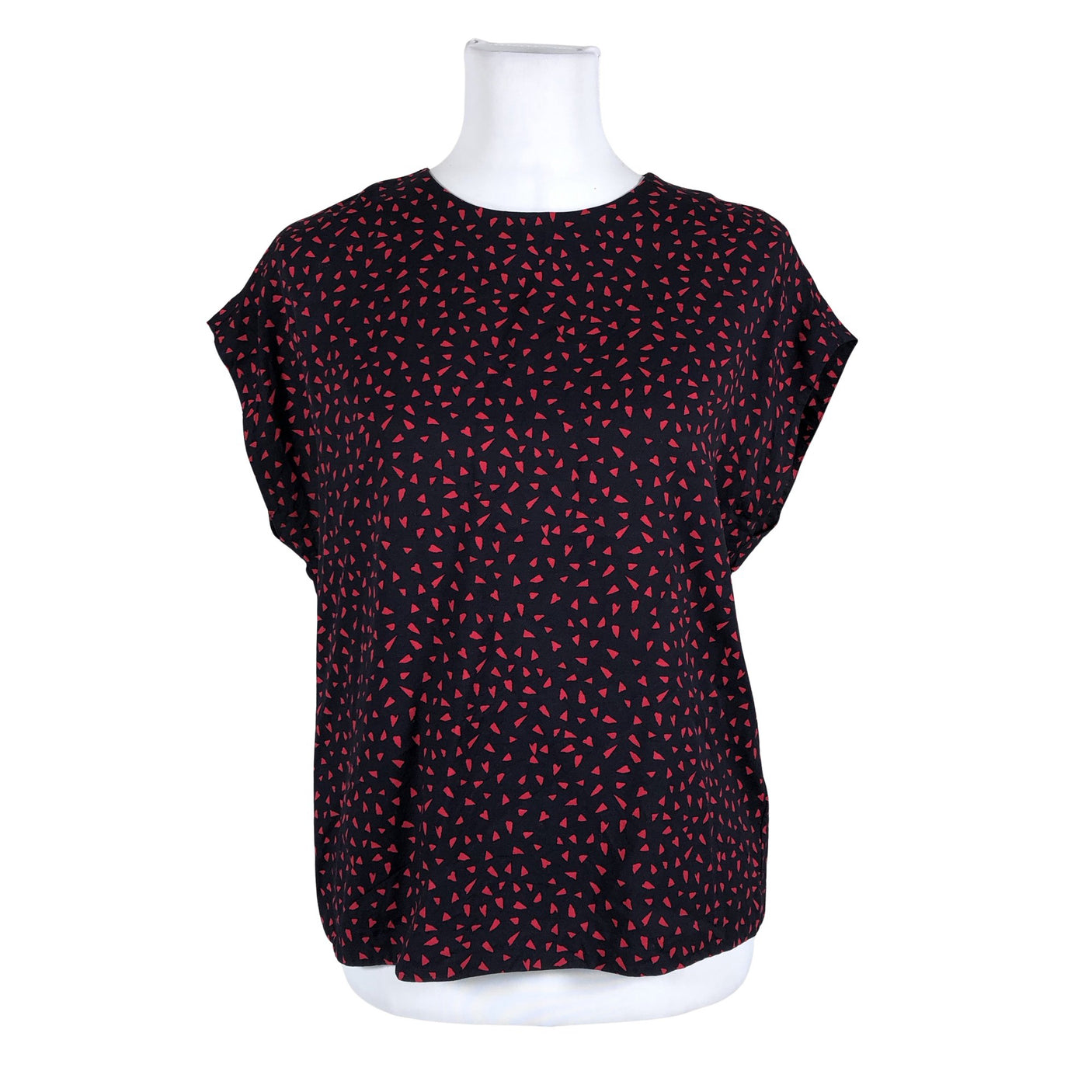 Unisex &Other Stories - Short-sleeved blouse, size 36 - Black (1)