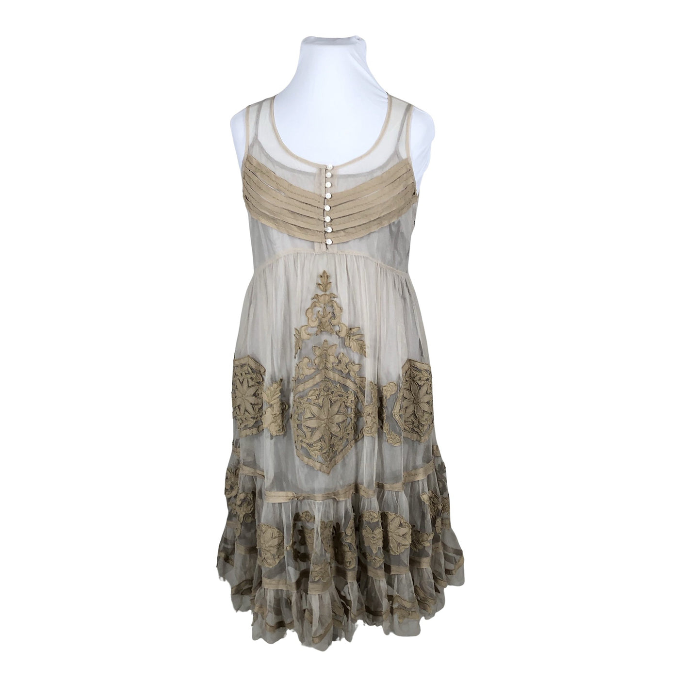 Unisex Hoss Intropia - Party dress, size 42 - Beige (1)