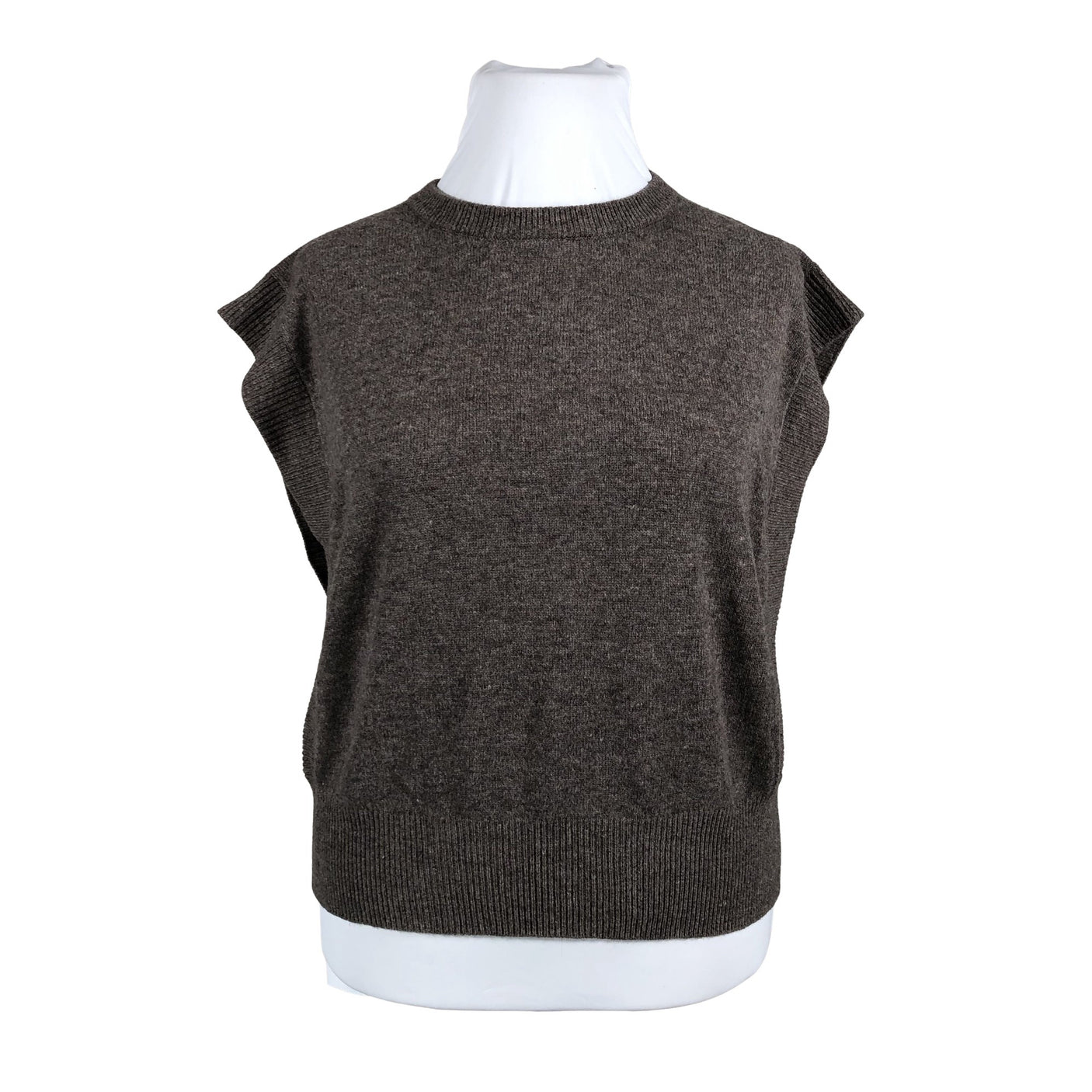 Unisex Claire.dk - Knit vest, size 42 - Gray (1)