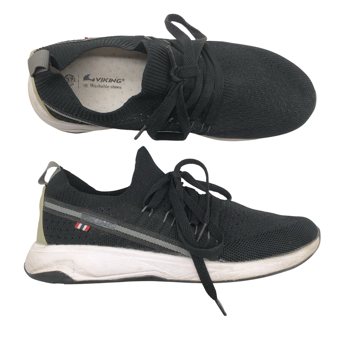 Unisex Viking - Sneakers, size 37 - Black (1)