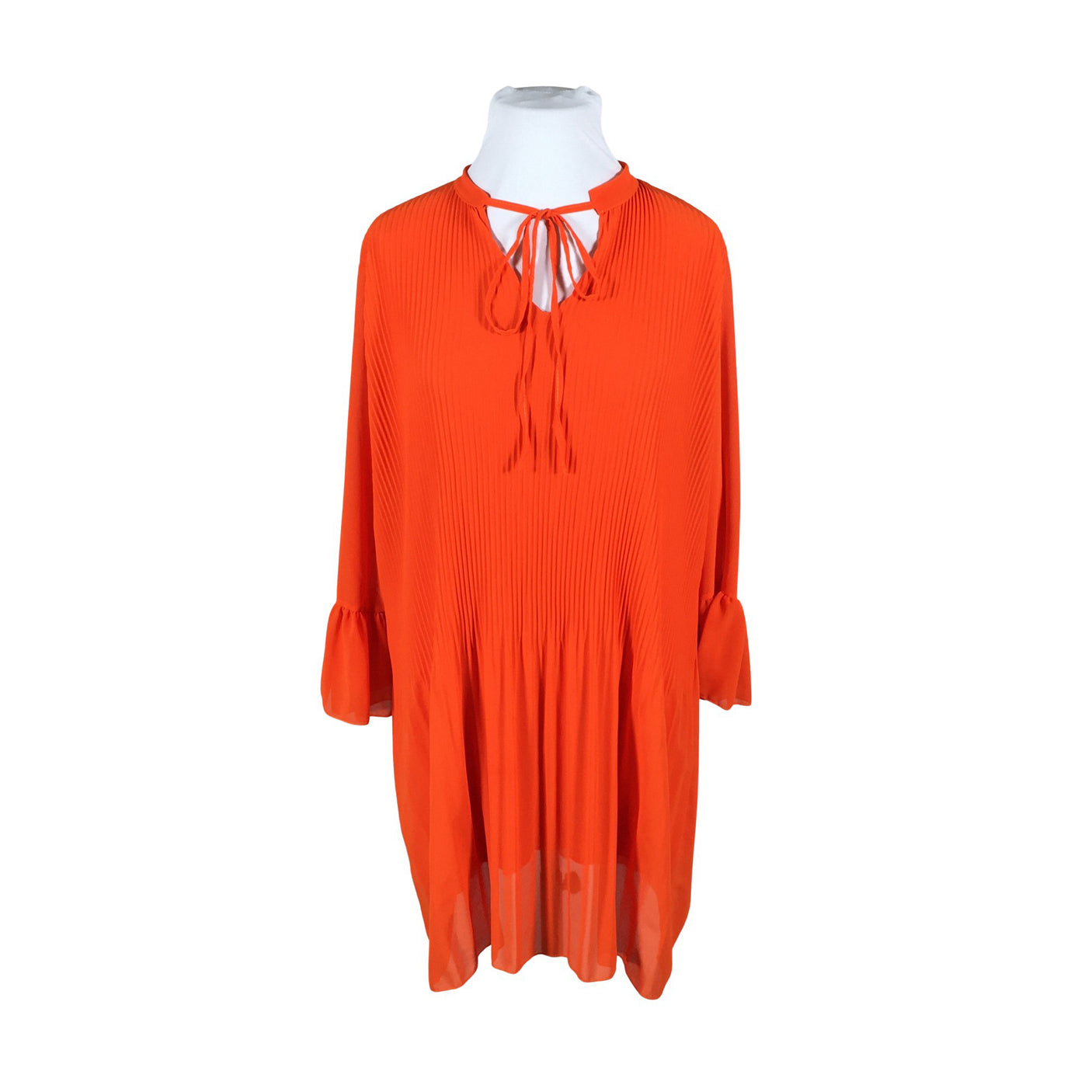 Unisex C' Mélodie - Schiffon dress, size 42 - Orange (1)