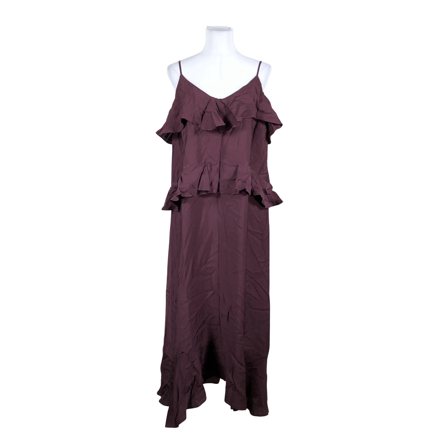 Unisex Lindex - Dress, size 38 - Wine red (1)