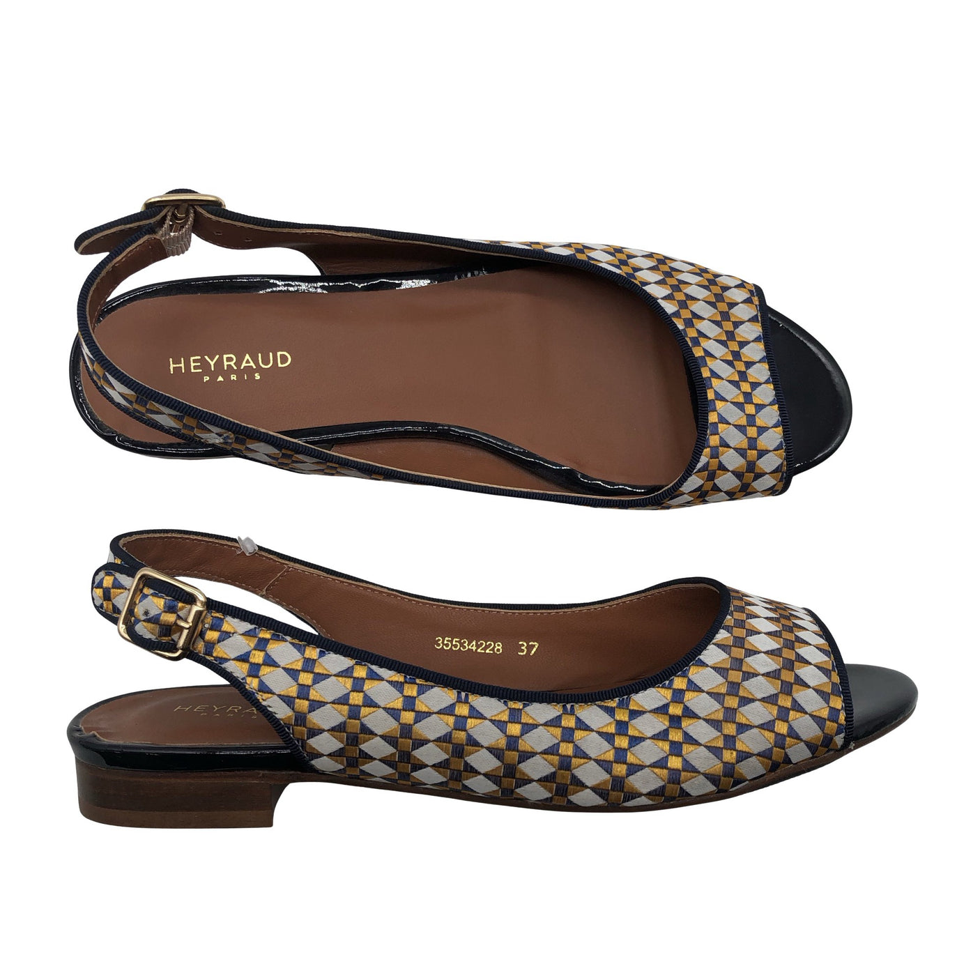 Unisex Heyraud - Sandals, size 37 - Blue (1)