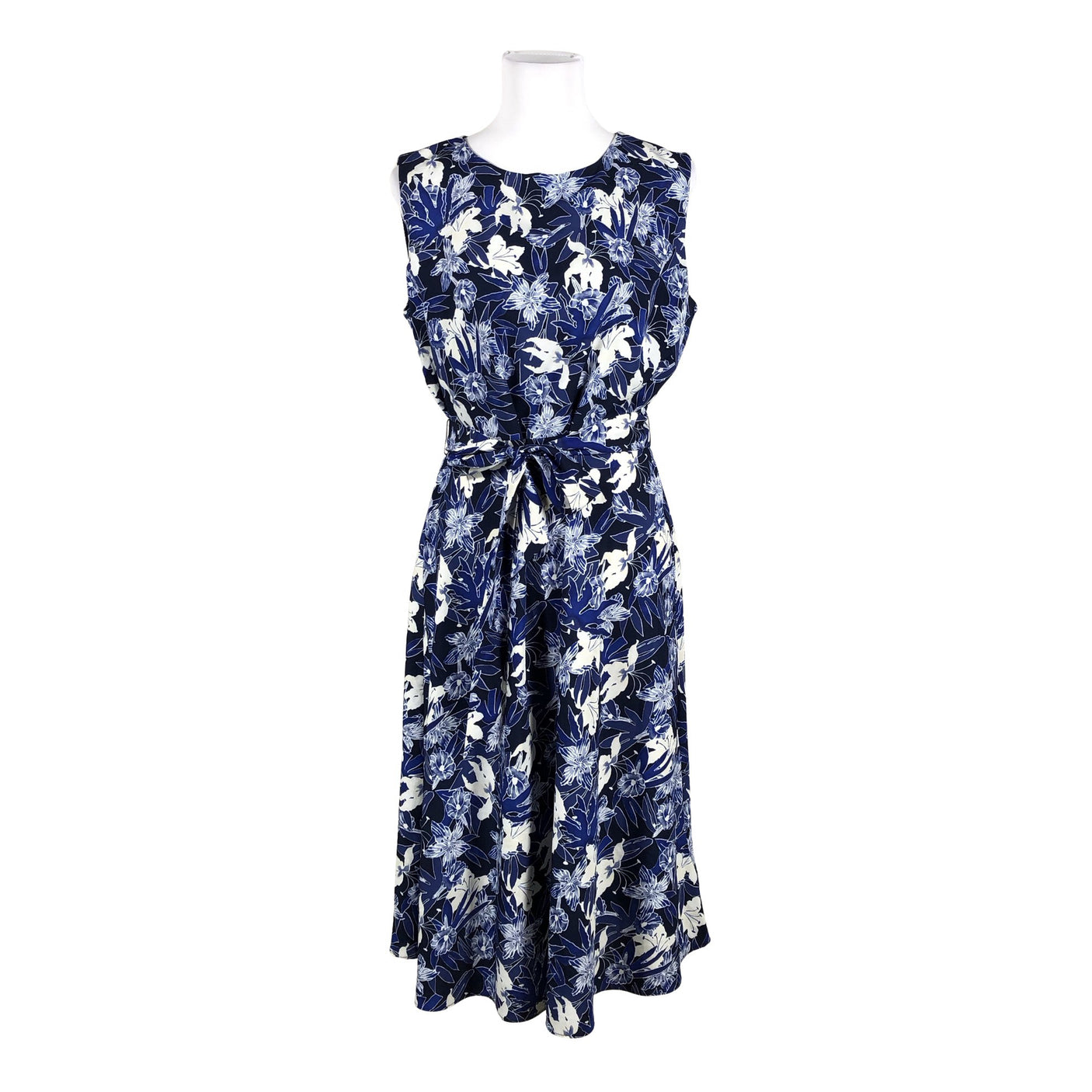Unisex Lauren Ralph Lauren - Schiffon dress, size 38 - Blue (1)