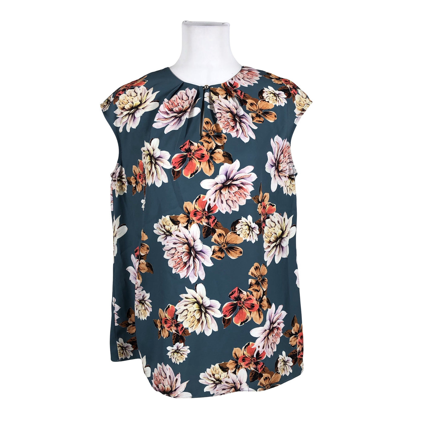 Unisex Your Face - Short-sleeved blouse, size 40 - Turquoise (1)