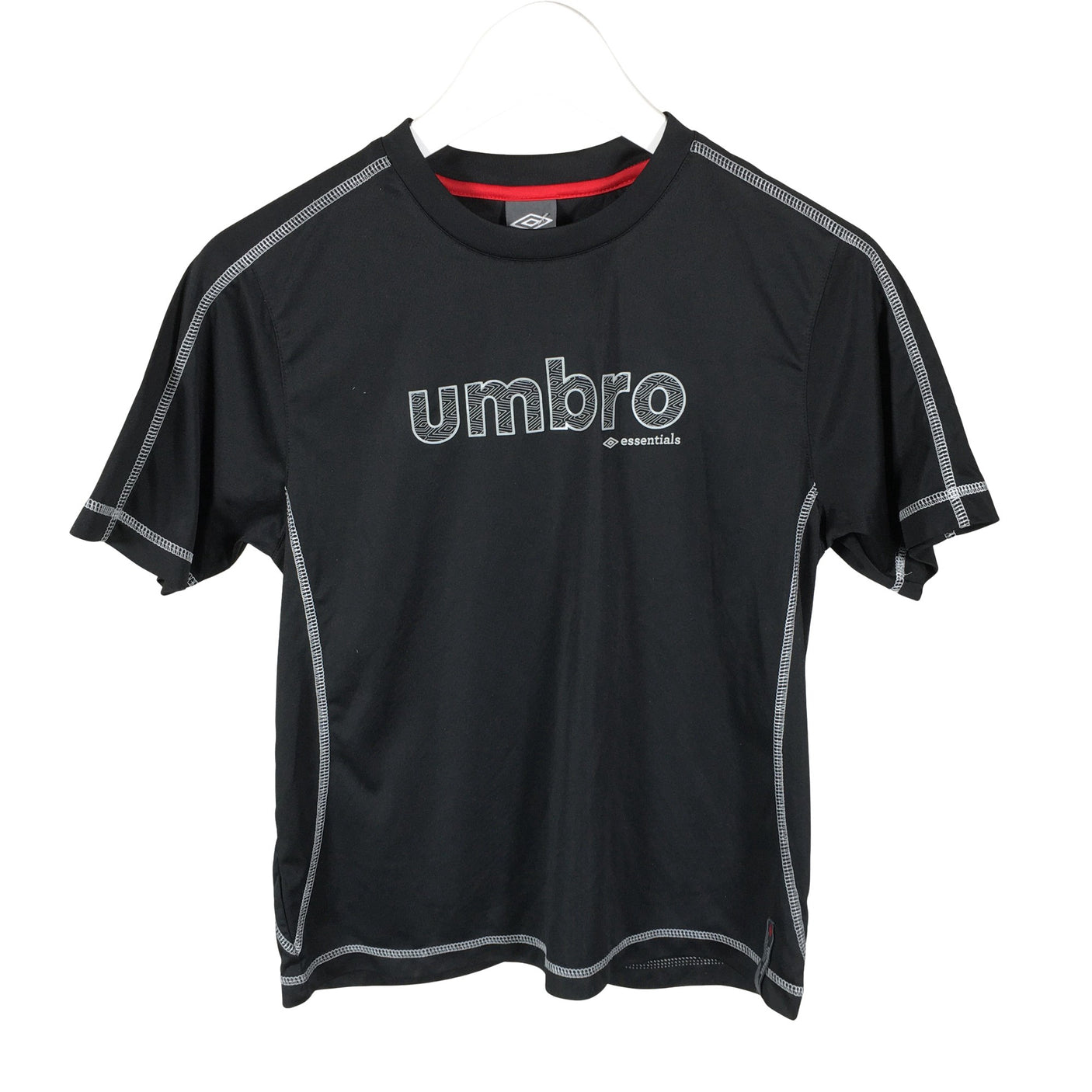 Unisex Umbro - Sports shirt, short sleeve, size 146 - 152 - Black (1)