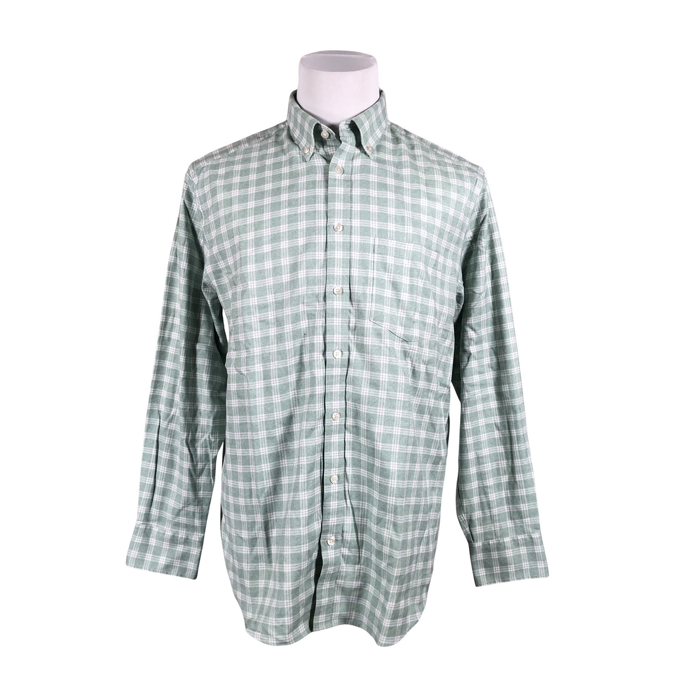 Unisex Charles Tyrwhitt - Collared shirt, size L - Green (1)