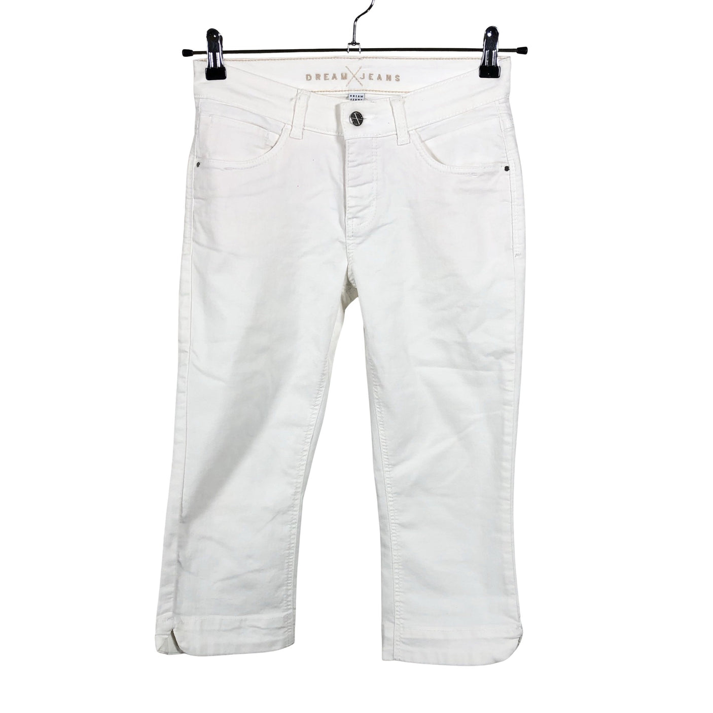 Unisex MAC - Capri jeans, size 34 - White (1)