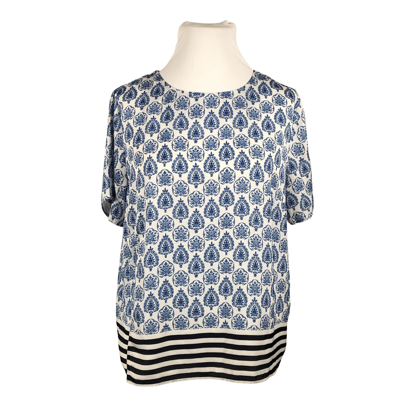 Unisex Holly & Whyte by Lindex - Short-sleeved blouse, size 42 - White (1)