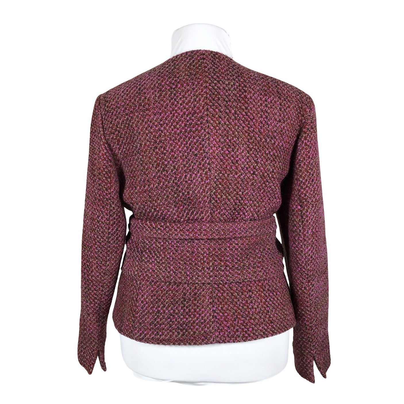 Unisex Ril's - Wool coat, size 42 - Wine red (2)