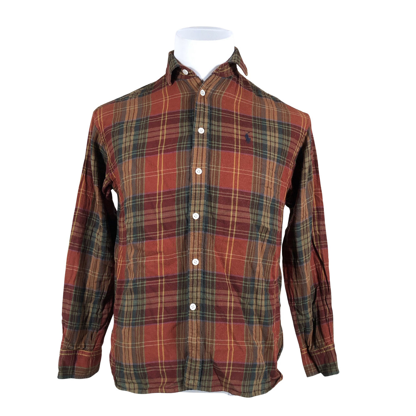 Unisex Polo Ralph Lauren - Flannel shirt, size M - Brown (1)