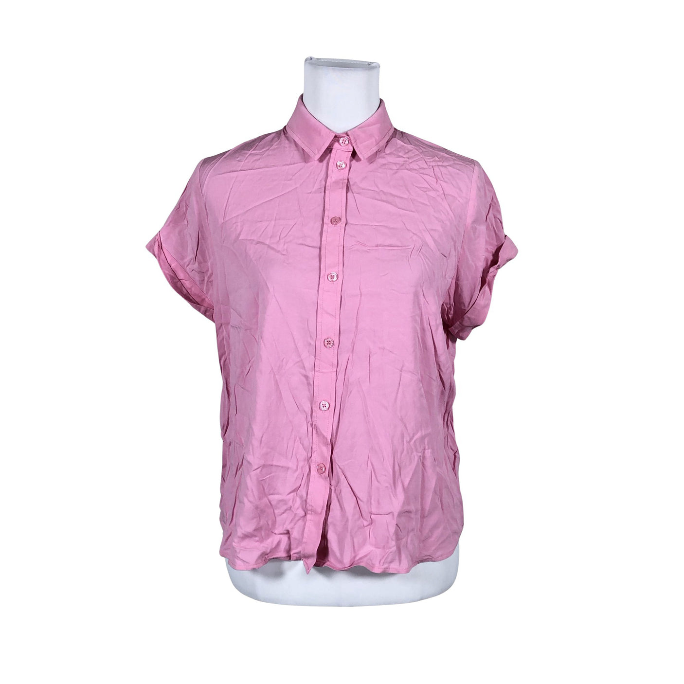 Unisex Samsoe&Samsoe - Short-sleeved blouse, size 40 - Light pink (1)