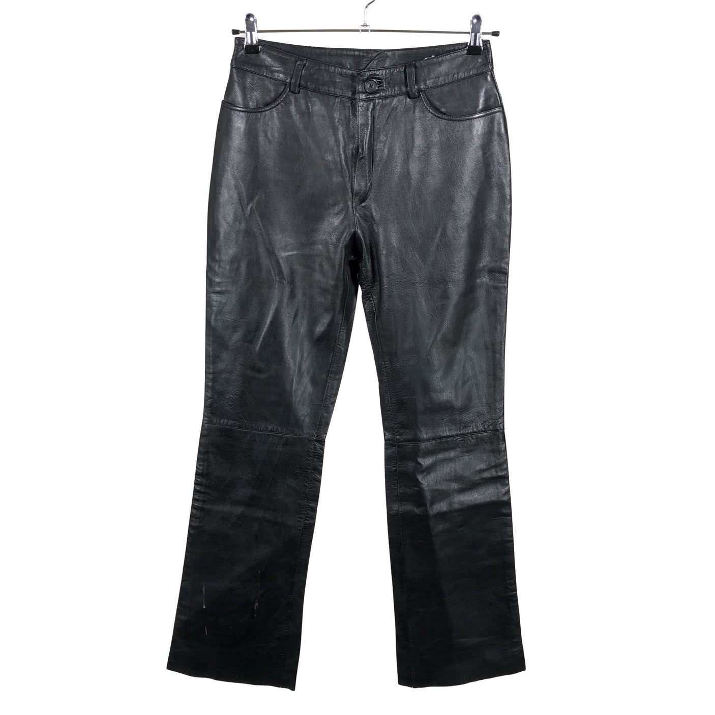 Unisex Bugatti - Leather pants, size 38 - Black (1)