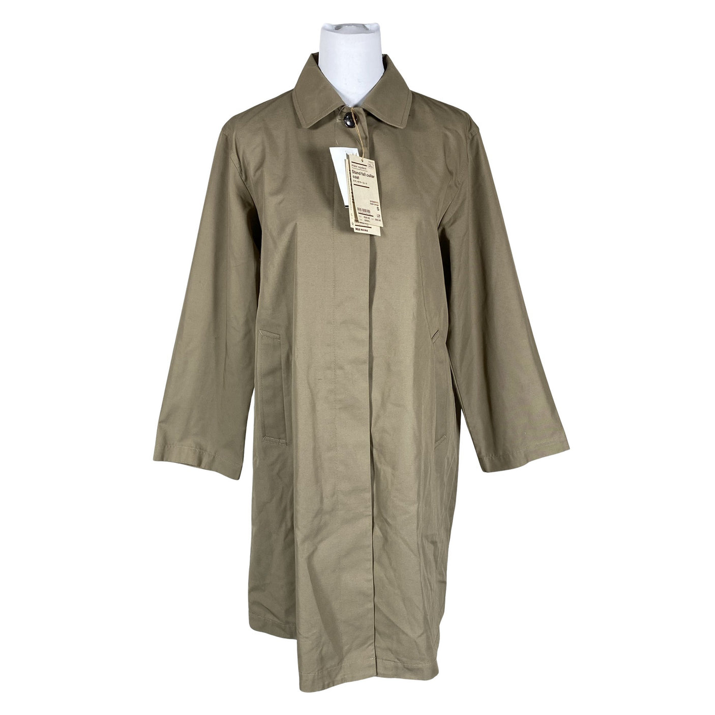 Unisex Muji - Trench coat, size 36 - Beige (1)