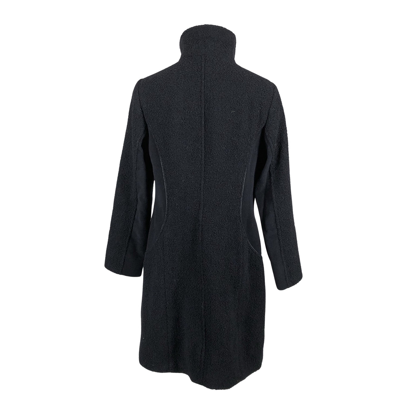Unisex Scandinavian Look - Wool coat, size 38 - Black (2)