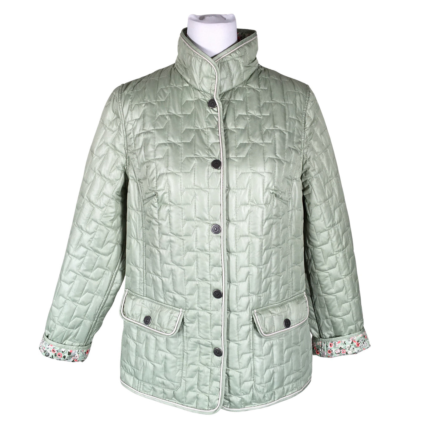 Unisex Barbara Lebek - Quilted jacket, size 40 - Green (1)