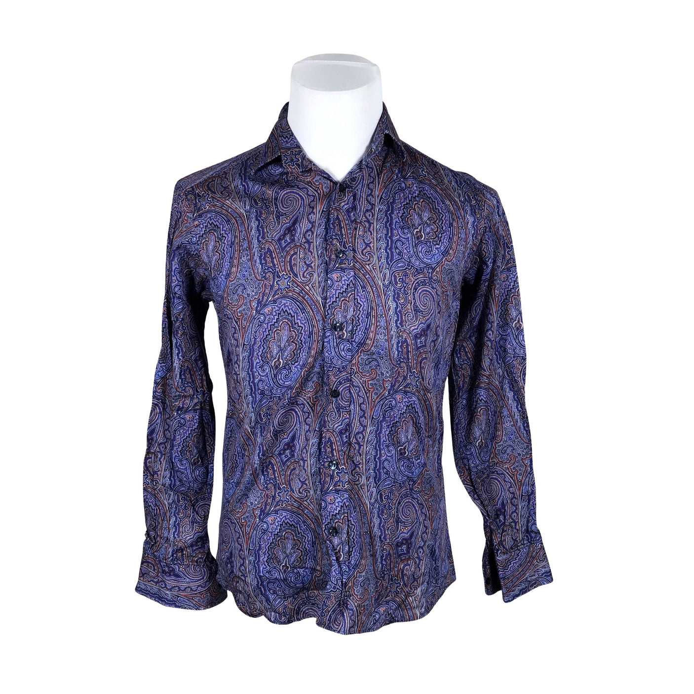 Unisex Etro - Collared shirt, size M - Blue (1)