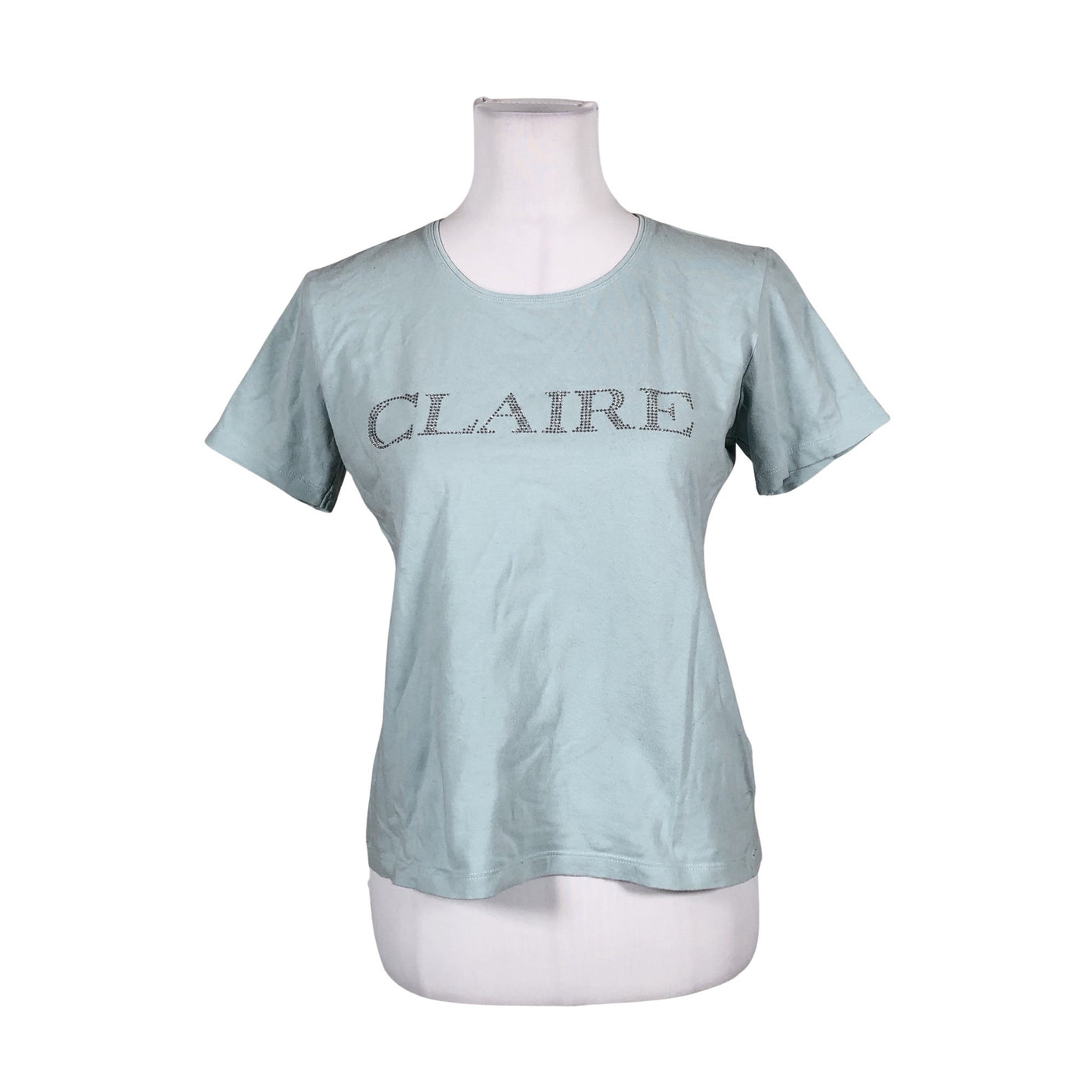 Unisex Claire.dk - T-shirt, size 38 - Turquoise (1)