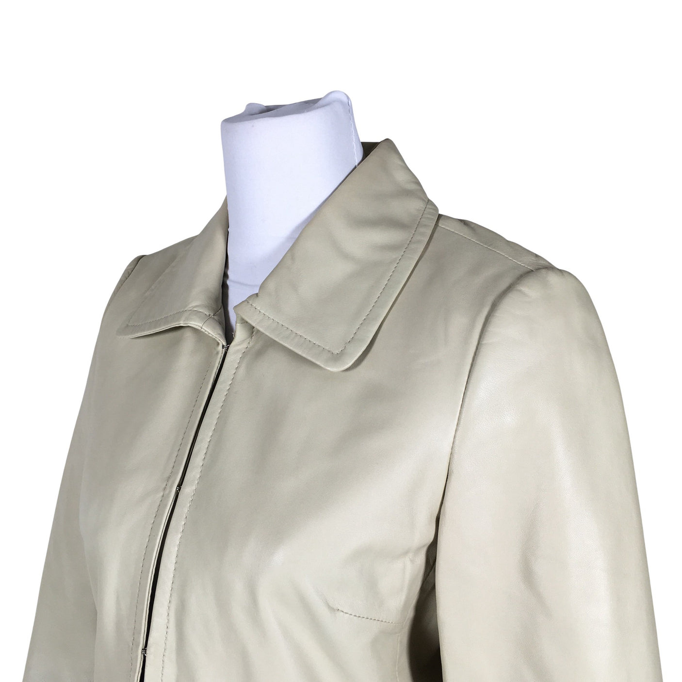 Unisex Taifun - Leather jacket, size 36 - Beige (3)