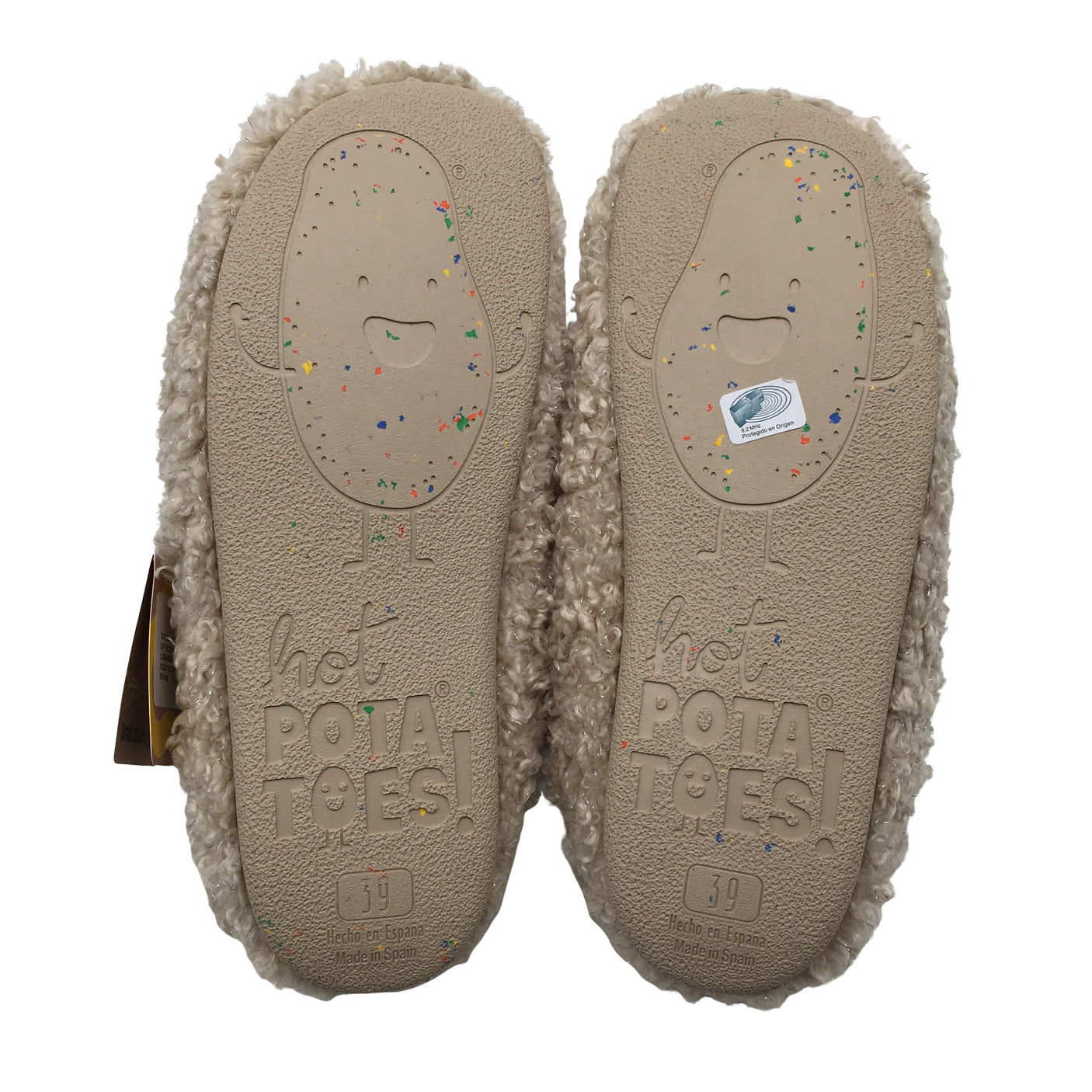 Unisex Hot Potatoes - Indoor slippers, size 39 - Beige (2)
