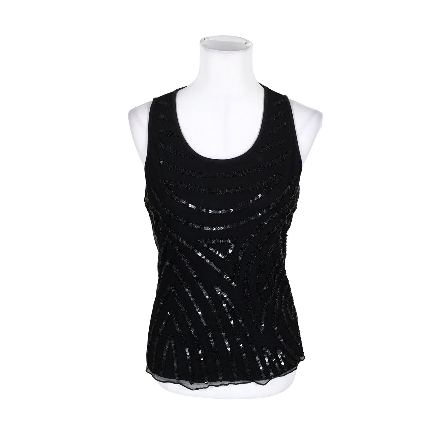 Unisex Bandolera - Tricot tank top, size 36 - Black (1)