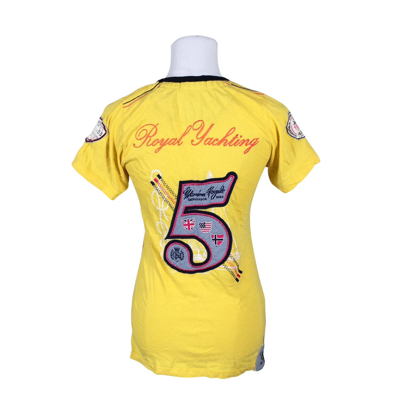 Unisex Geographical Norway - T-shirt, size 34 - Yellow (2)