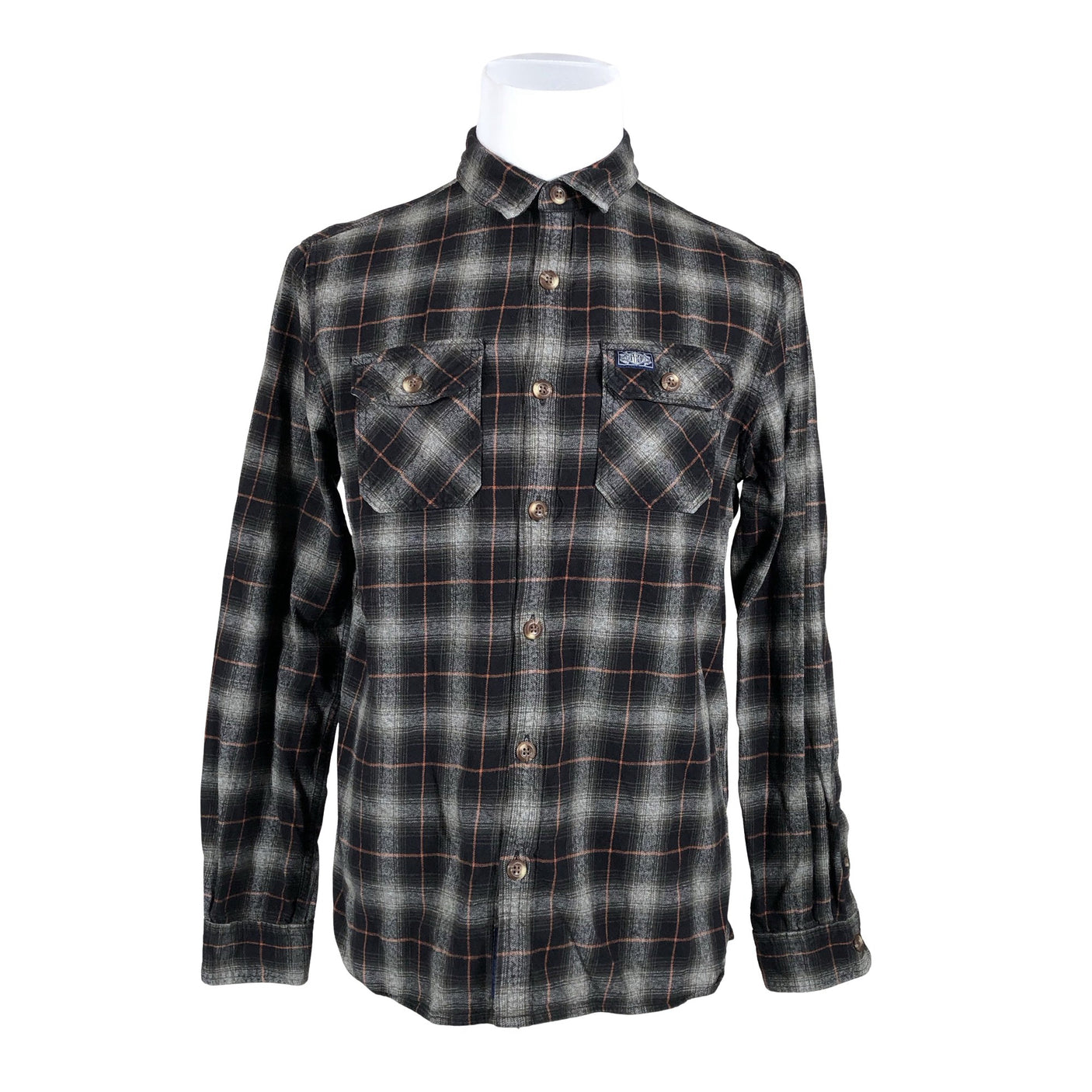 Unisex Superdry - Collared shirt, size M - Black (1)