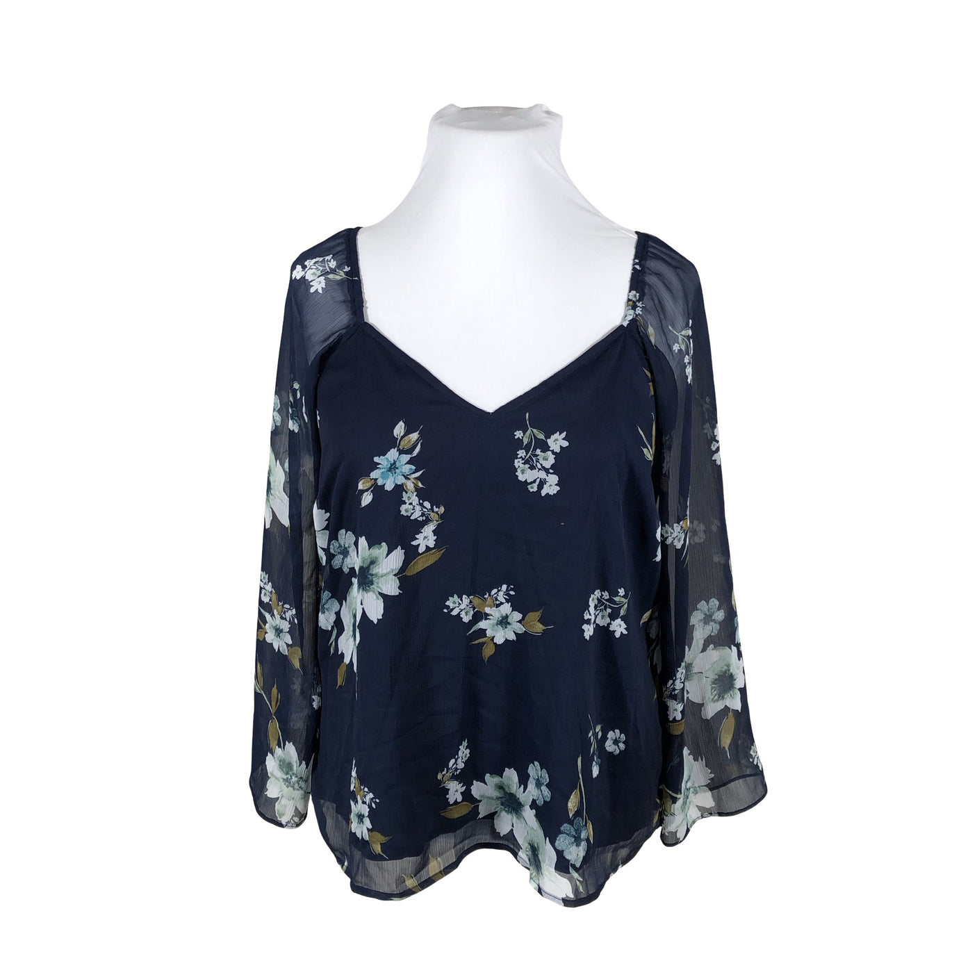Unisex Zizzi - Blouse, size 42 - Blue (1)