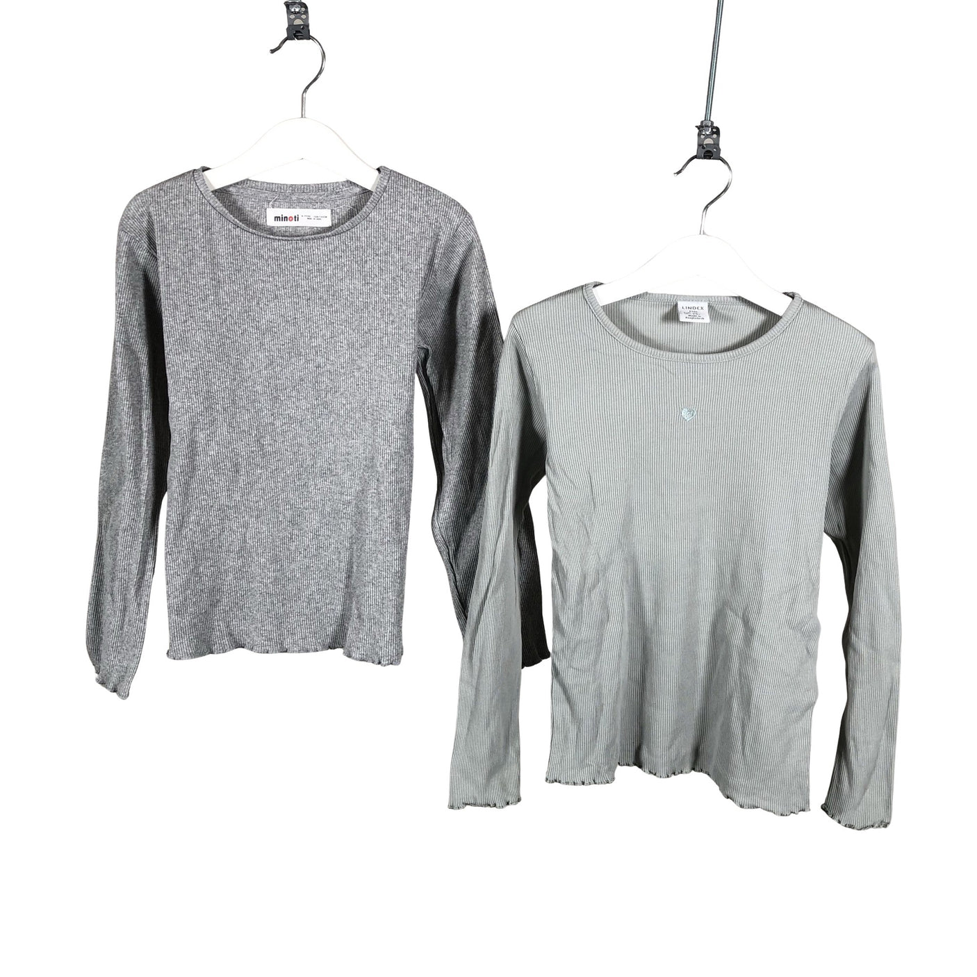 Unisex Lindex - Tricot shirt, size 122 - 128 - Gray (1)