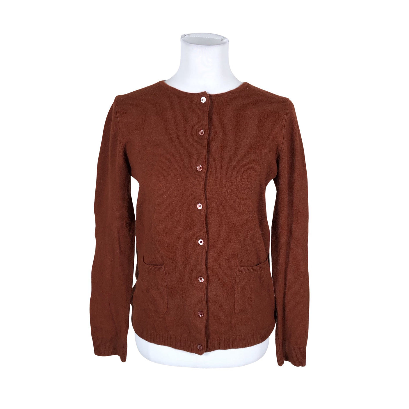 Unisex Just Cashmere - Cardigan, size 36 - Brown (1)