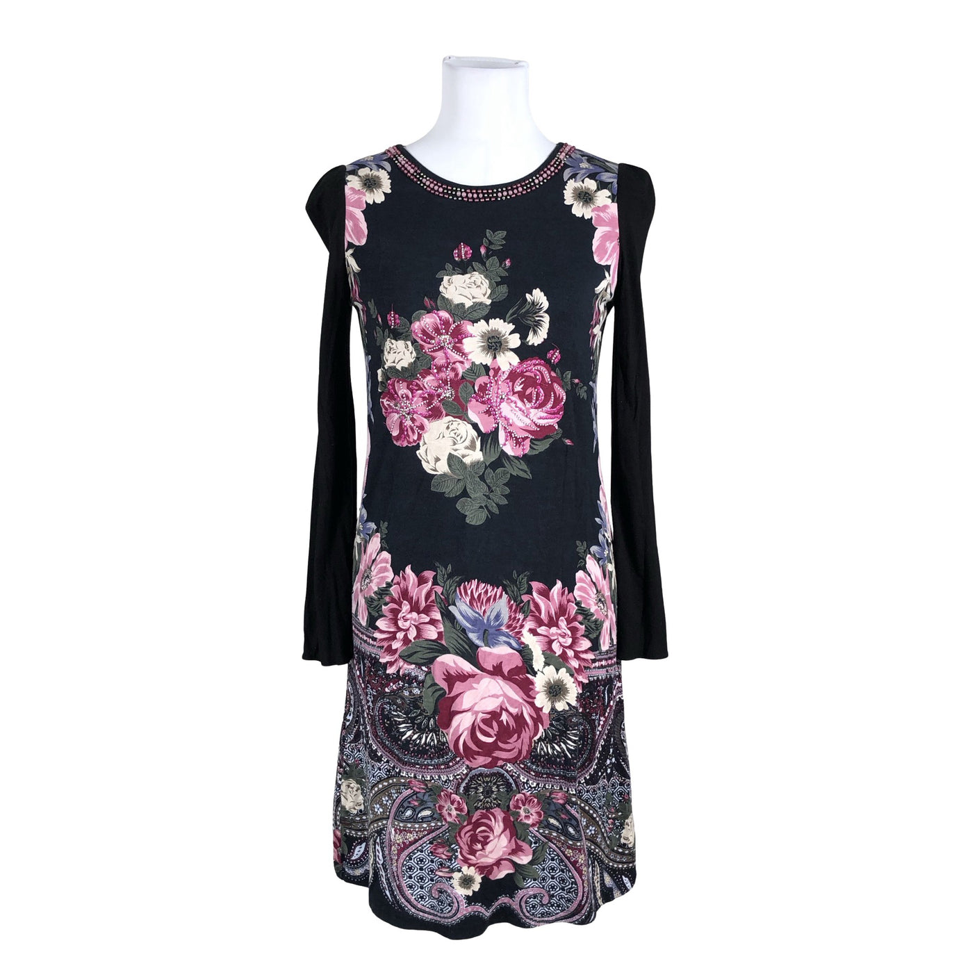 Unisex Derhy - Tricot dress, size 36 - Black (1)