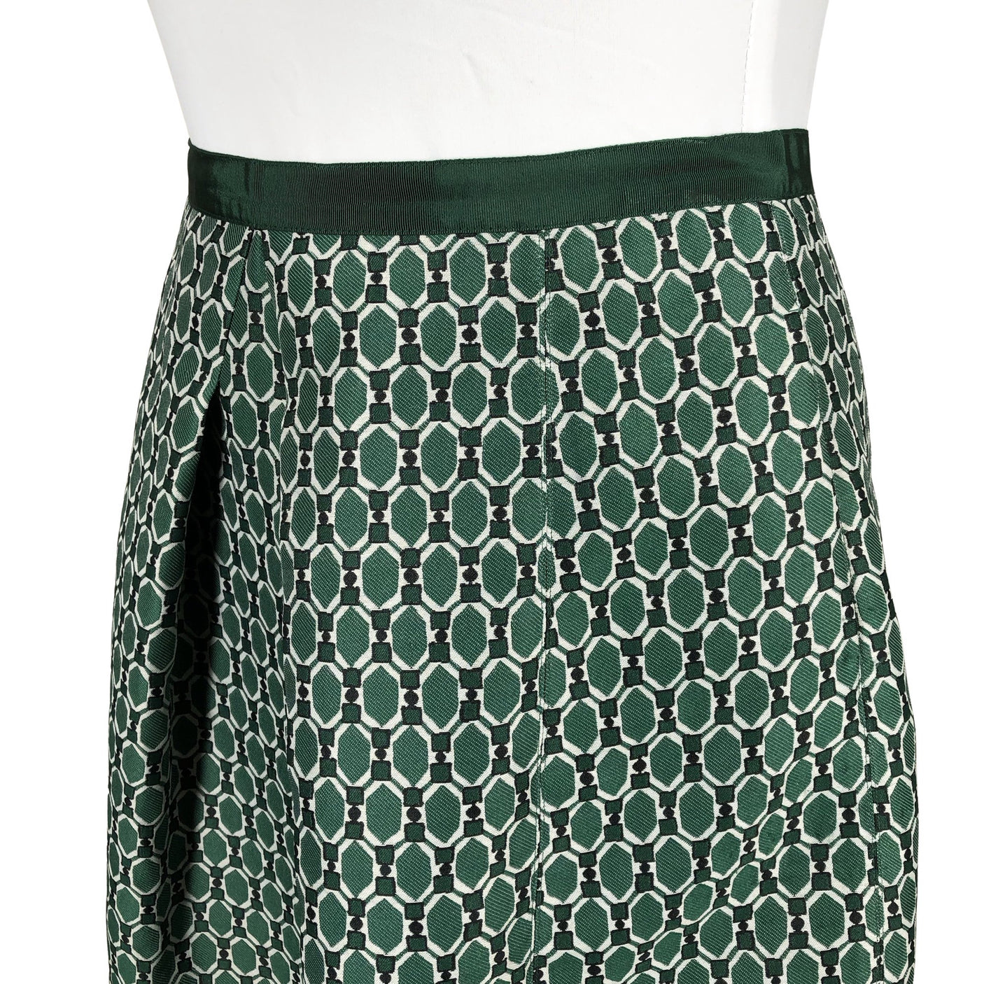 Unisex Weekend by MaxMara - Fabric skirt, size 42 - Green (2)